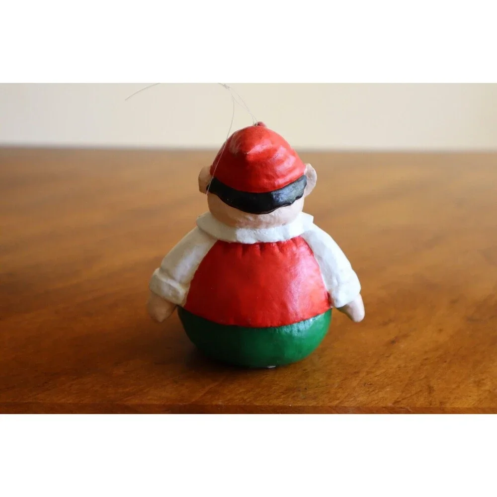 Vintage PINOCCHIO Elf Ornament Dept 56 Paper-mâché Long Nose Christmas ~4.5